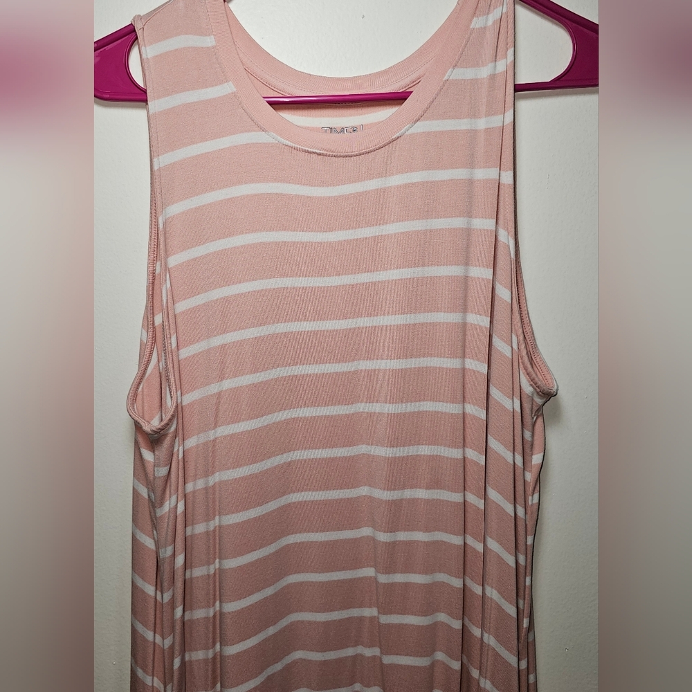 TIME & TRU Sleeveless Swing Dress XXL 20 PINK